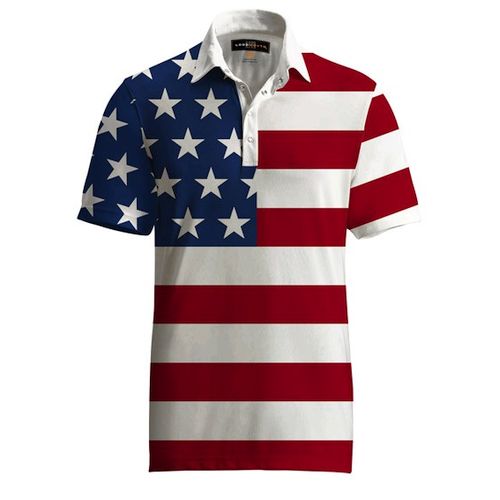 Loudmouth pánské polo triko Fancy "Stars & Stripes"