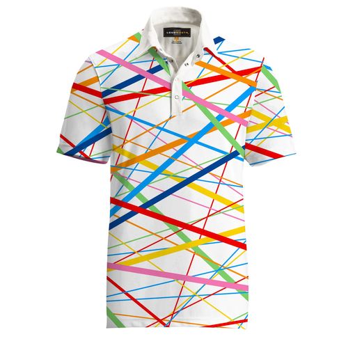Loudmouth pánské polo triko Fancy "Stix White"