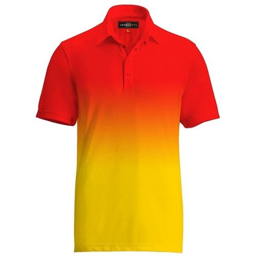 Loudmouth pánské polo triko Fancy "Ombre Red-Gold"