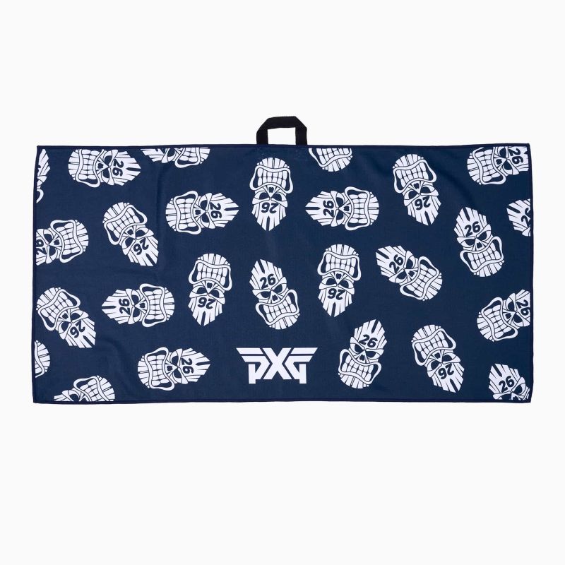 PXG Darkness Tiki Skull Players Towel